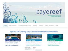 Tablet Screenshot of cayereef.com
